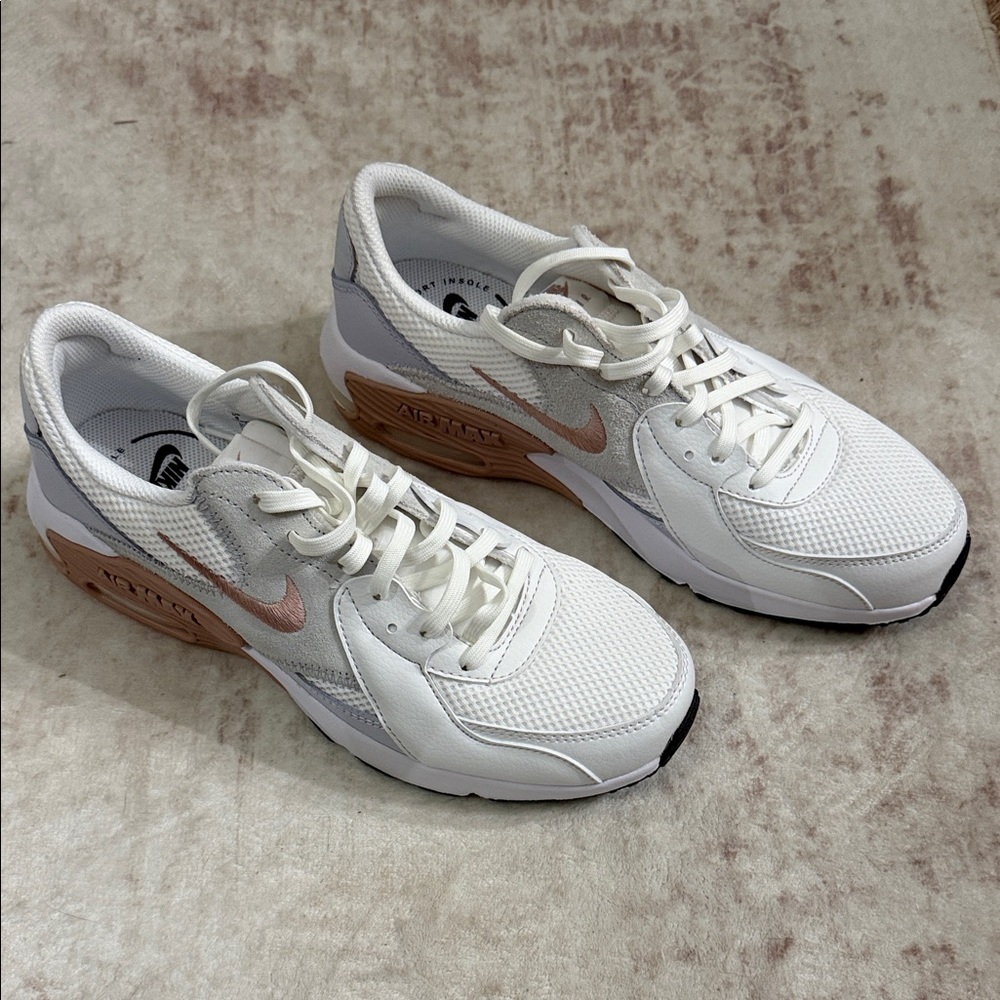 Nike Women's Air Max Excee Shoes Size 9 White Particle Pink Like New - Picture 2 of 5